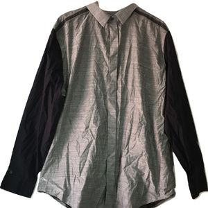 Philip Lim 3.1 Target Black Gray Long Sleeve shirt